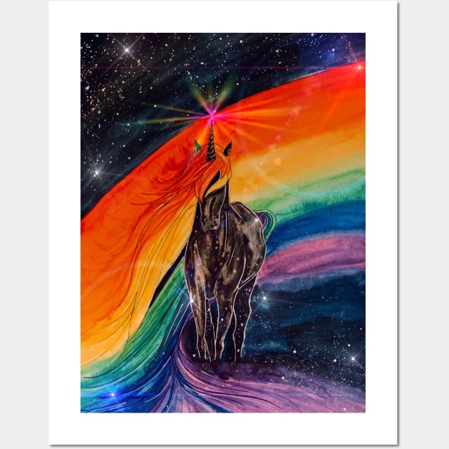 Rainbow bright Wall Art by Whettpaint